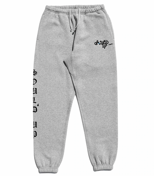 Heather Grey Soul'd Up Varsity Sweatpants Heather Grey